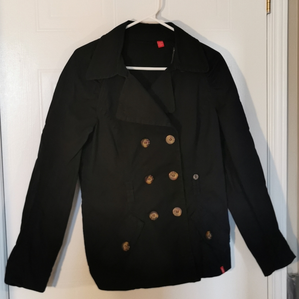 esprit edc pea coat navy blue
